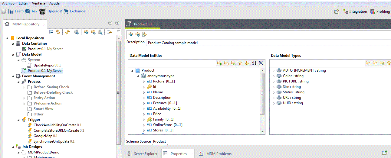 Ejemplo de MDM y Data Quality